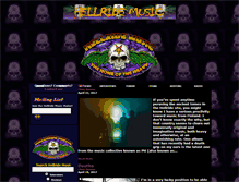 Tablet Screenshot of hellridemusic.com